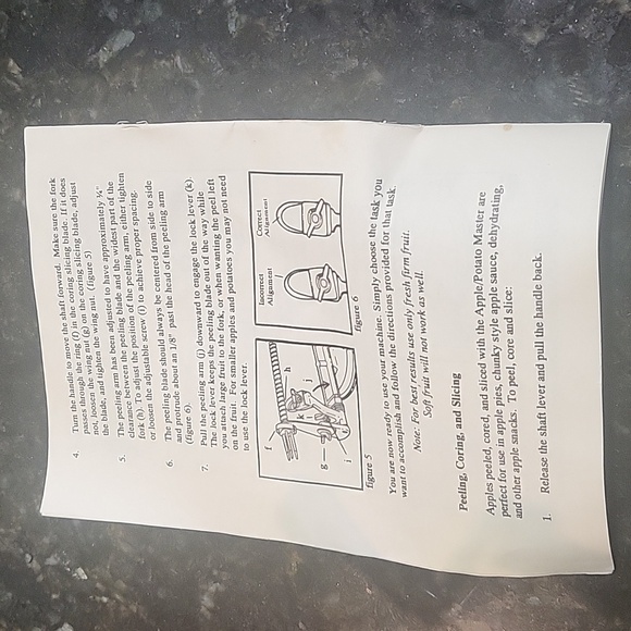 Apple Peeler, Potato, Corer, Slicer by "Back to Basics" "Peel Away" - Picture 6 of 7